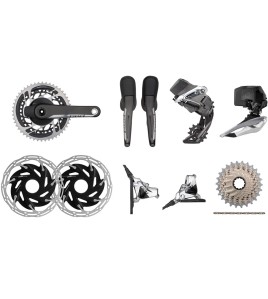 SRAM Red Etap AXS HRD FM 2x12 35-48 CL Disc Brake Power Meter Groupset