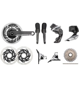 SRAM Red Etap AXS HRD FM 2x12-Speed 33-46 6-Bolt Disc Brake Groupset