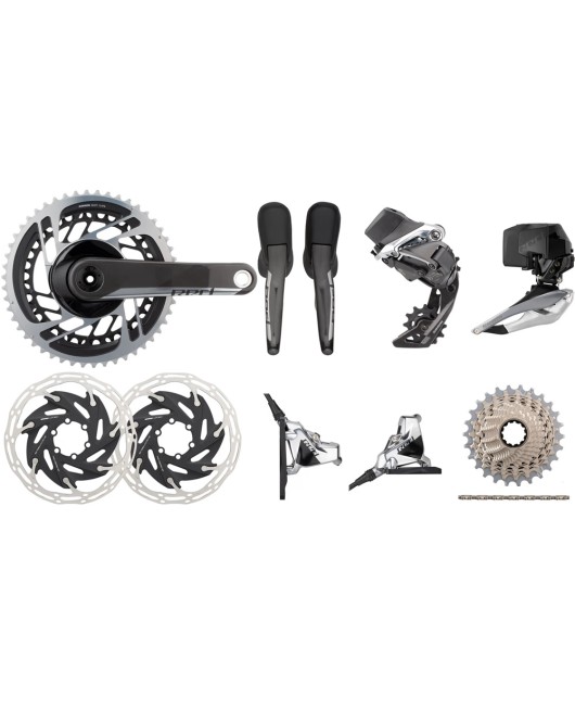 SRAM Red Etap AXS HRD FM 2x12-Speed 37-50 6-Bolt Disc Brake Groupset