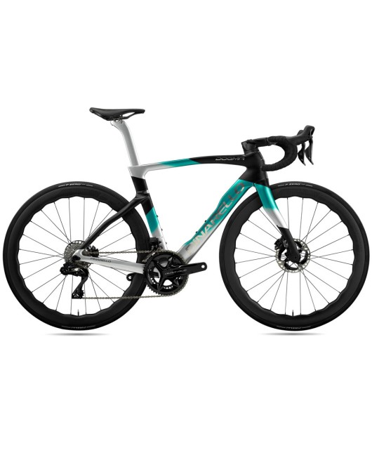 2024 Pinarello Dura Ace Di2 - Nebula Green Silver Road Bike