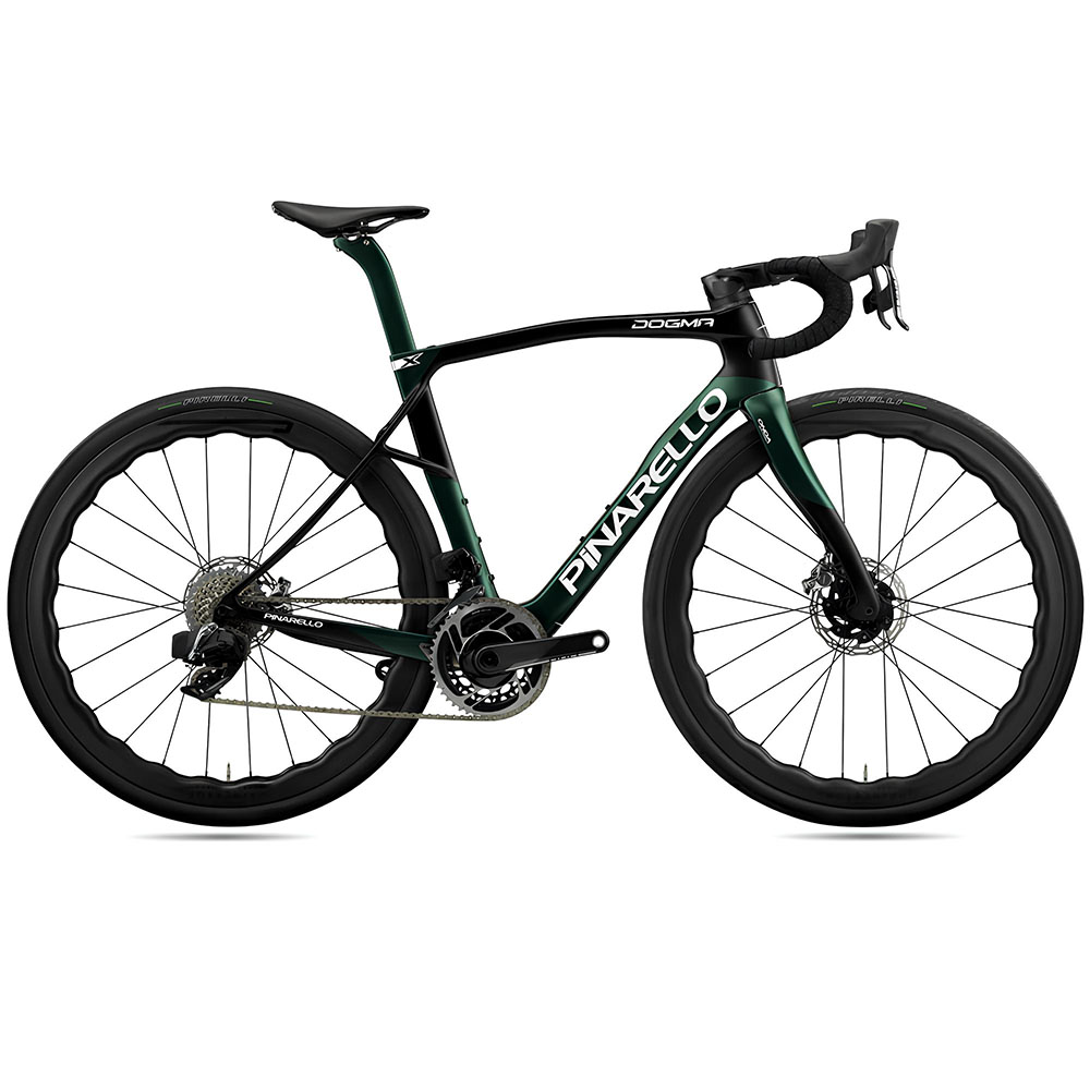 2024 Pinarello Dogma X SRAM RED ETAP AXS - Xolar Green Road Bike