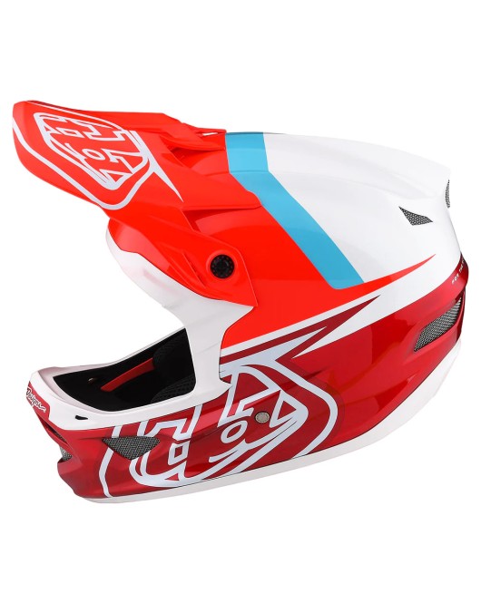 D3 Fiberlite Helmet Slant Red
