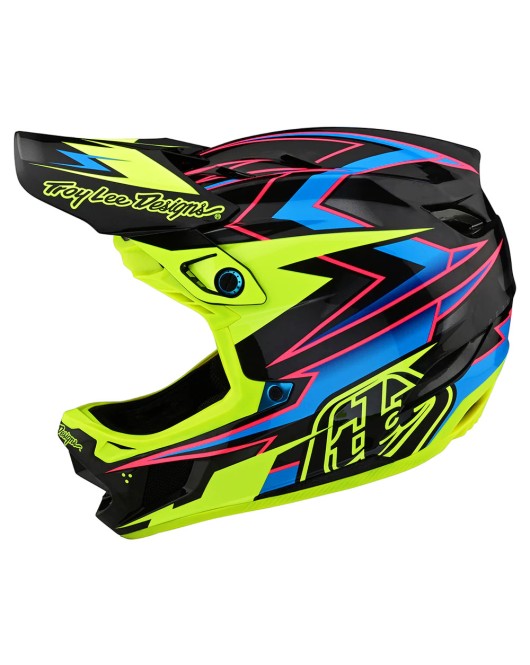 D4 Carbon Helmet W/Mips Volt Black / Flo Yellow