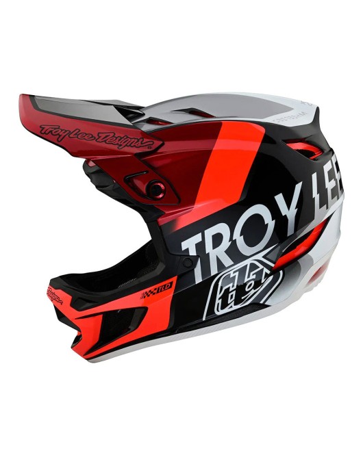 D4 Composite Helmet W/Mips Qualifier Silver / Red