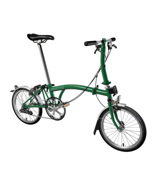 Brompton Steel S2L Folding Bike With Mudguards