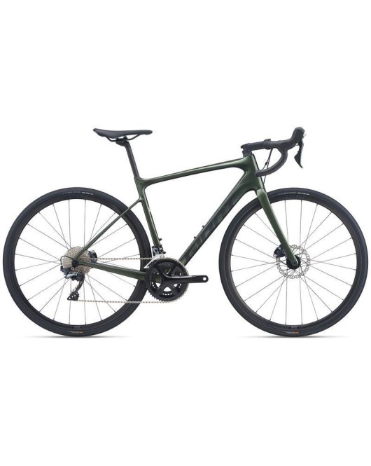 GIANT DEFY ADVANCED 1 MOSS GREEN ROAD BIKE 2021
