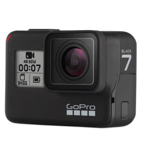 GOPRO HERO 7 BLACK ACTION CAMERA SD CARD AND BATTERY CHARGER BUNDLE