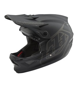 Troy Lee Designs D3 Fiberlite Full Face Helmet Black