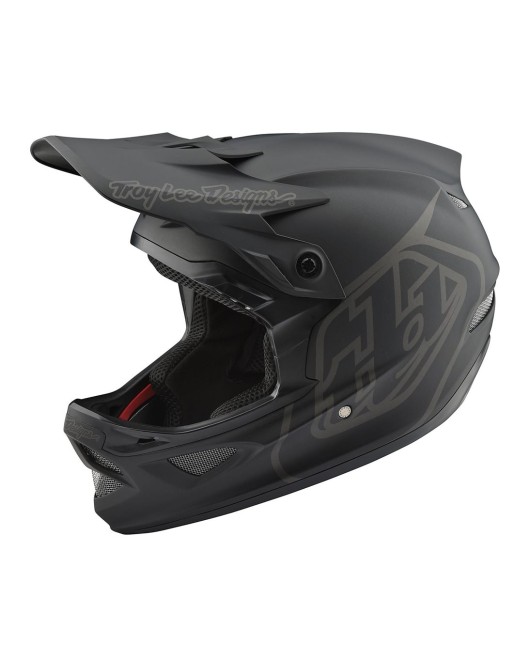 Troy Lee Designs D3 Fiberlite Full Face Helmet Black